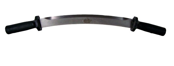 Fleshing Knife Black (Trapping Supplies Skinning Knife Fleshing Tools  Scraper)